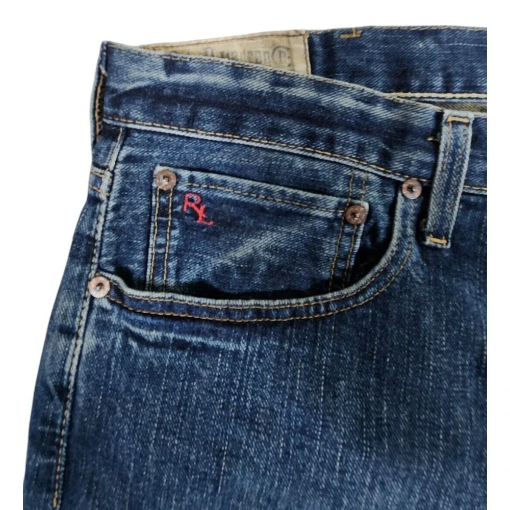Polo Ralph Lauren Cortlandt 300 Straight Jeans Men's Sz 38x30* Blue Denim